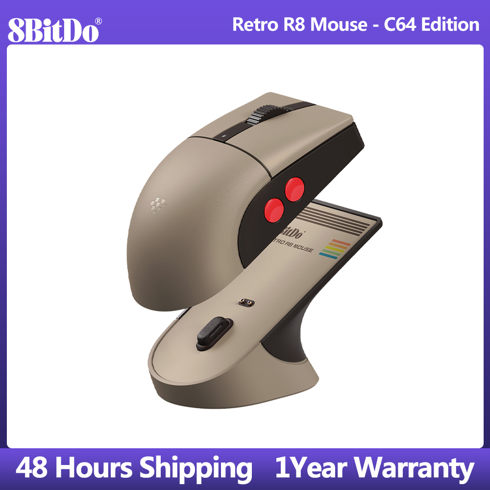 Gaming Accessories Retro - Mouse Gaming Nirkabel 8BitDo Retro R8