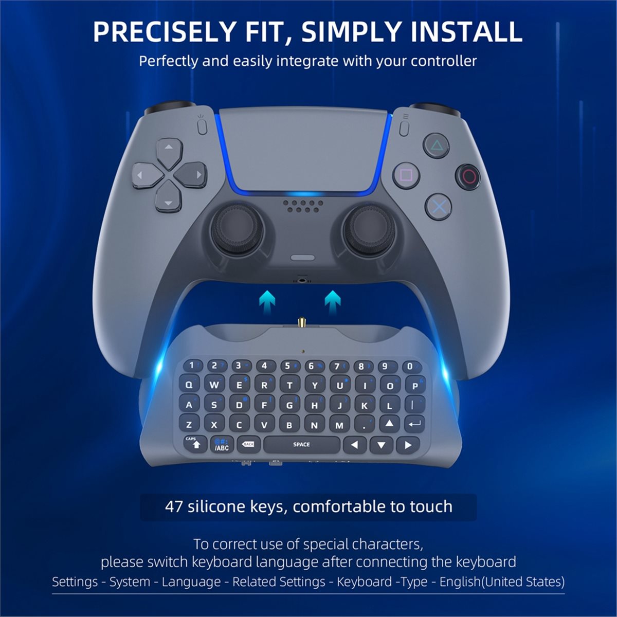 Gaming Accessories White - Goodidea 3.5Mm Keyboard Nirkabel Gaming 3.0