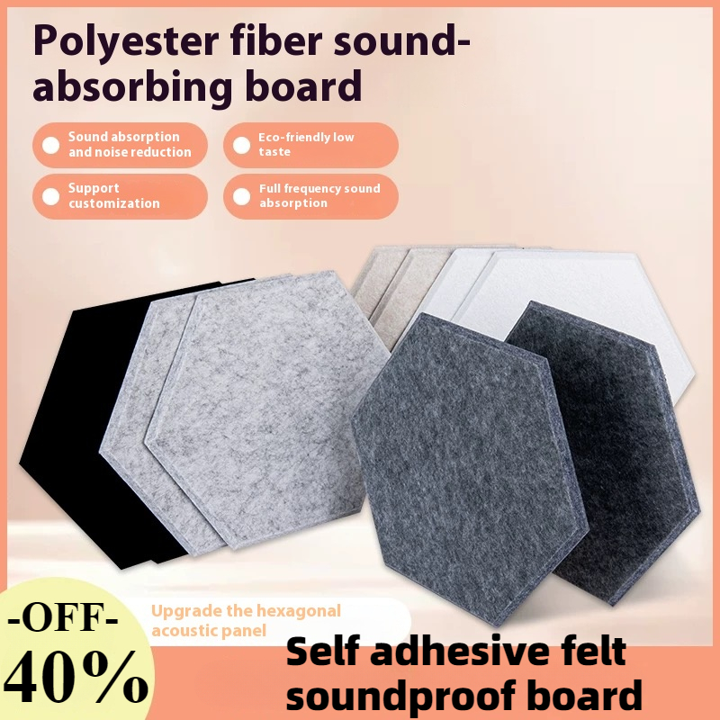 Gaming Accessories Wall - Panel Dinding Felt Penyerap Suara 20X10Cm,