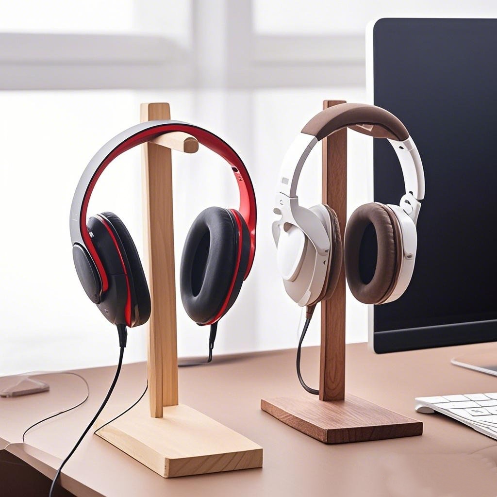 Venom Gaming Accessories - Rak Penyimpanan Headphone Kayu, Rak Display