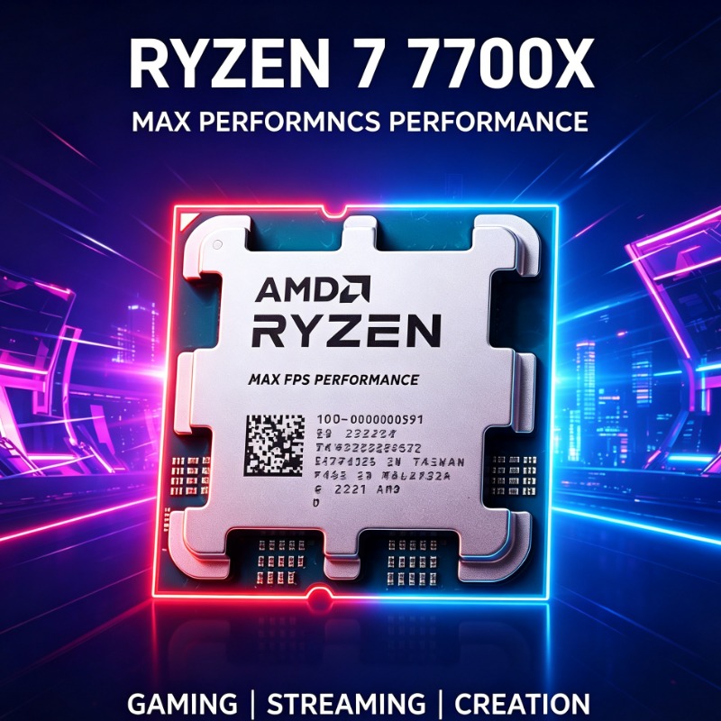 Amd Cpu Ryzen 7 - AMD Ryzen 7 7700X CPU Multi-Tugas