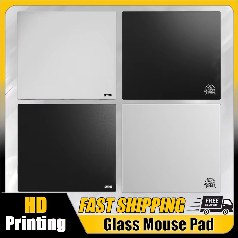Gaming Accessories White - Alas Mouse Gaming Kaca Skypad SORA