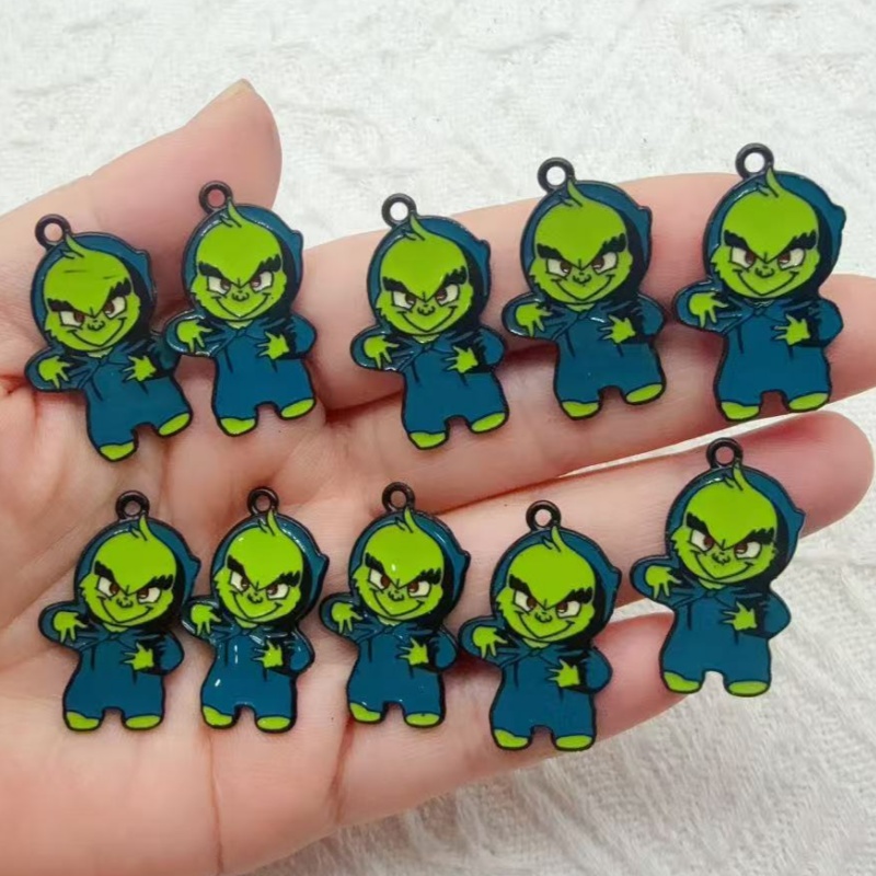 Gaming Accessories Gifts - 10 buah liontin Natal kartun berbahan
