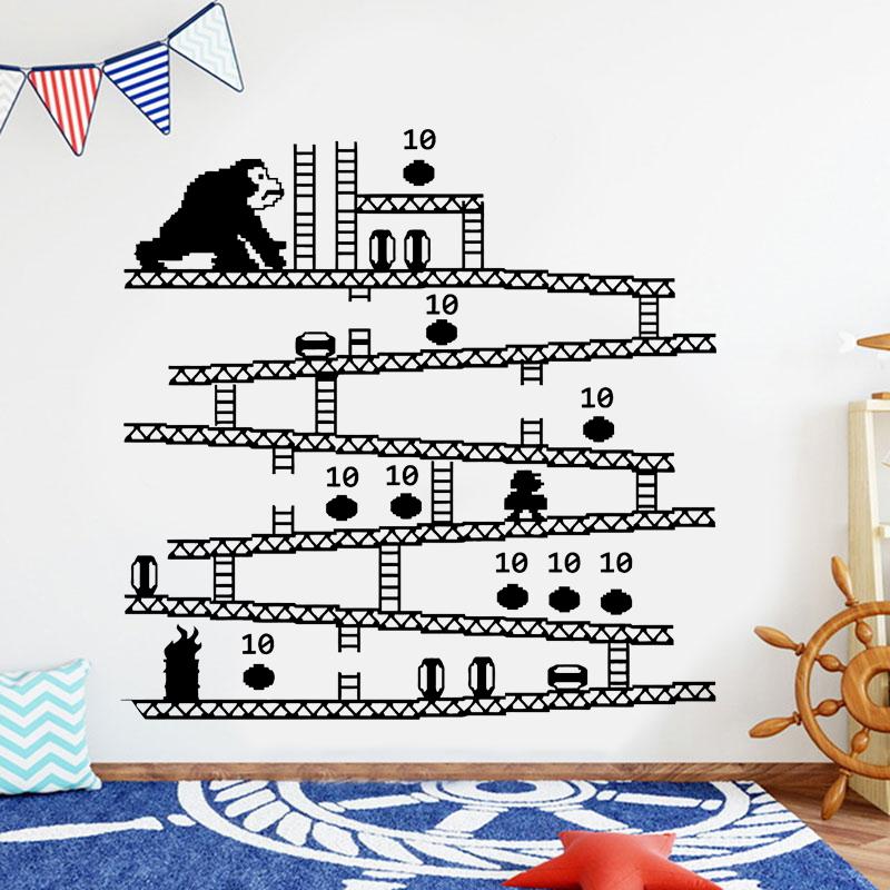 Gaming Accessories Wall - Stiker Dinding Video Game Pengendali Game