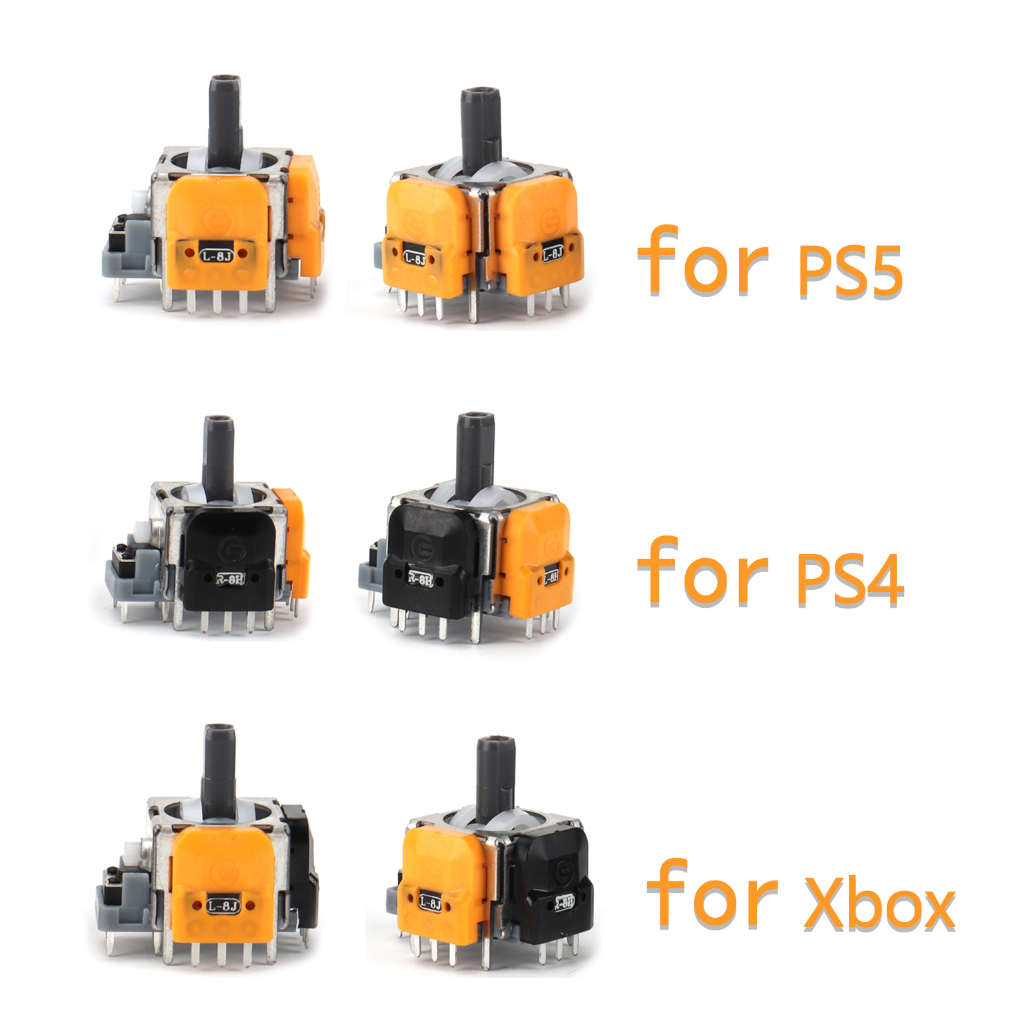 Jjk Gaming Accessories - 2 Buah Joystick Efek Hall Pengganti