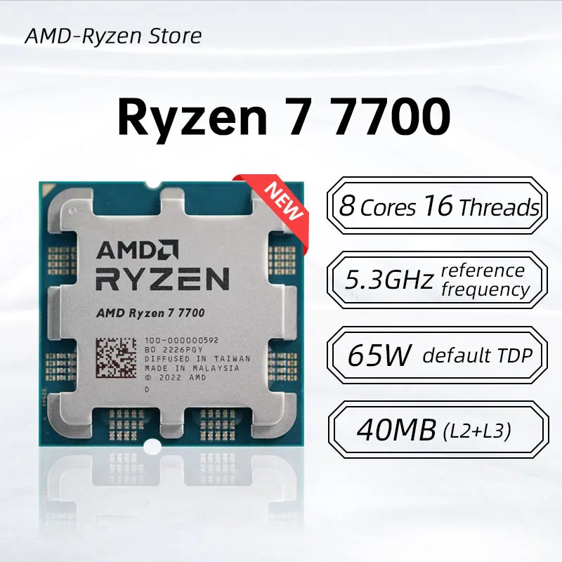 Prosesor AMD Ryzen 7 7700 Baru - Amd Cpu Ryzen 7 ulasan dan harga