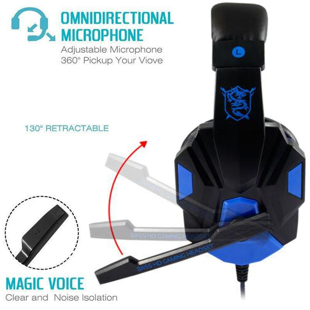 Headphone Gaming berkabel, unt - Venom Gaming Accessories ulasan dan harga