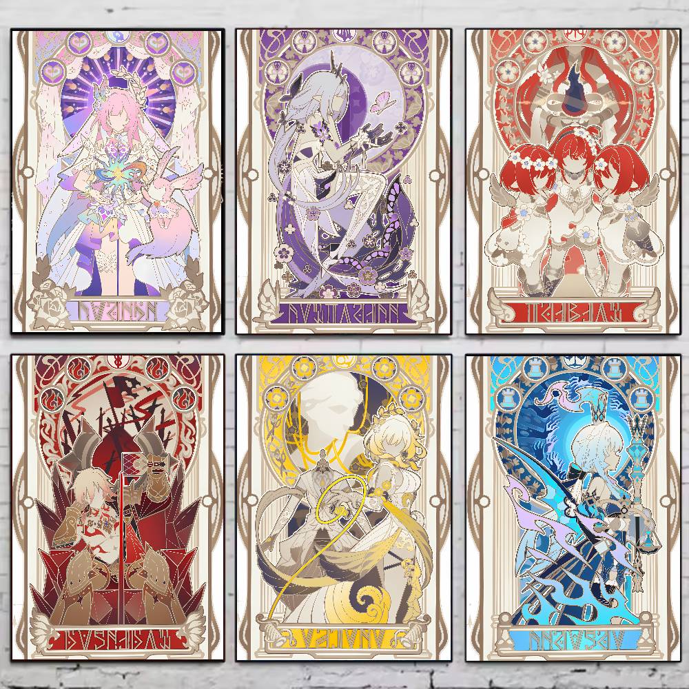 Poster Honkai Star Rail Popule - Gaming Accessories Wall ulasan dan harga