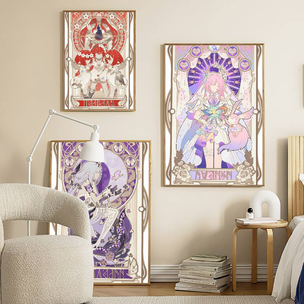 Poster Honkai Star Rail Popule - Gaming Accessories Wall ulasan dan harga