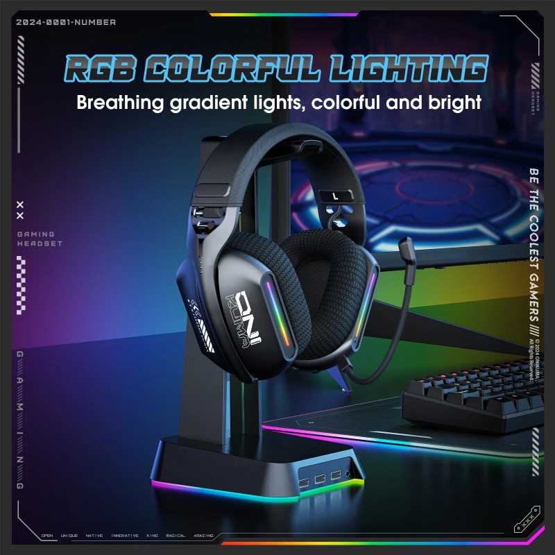 ONIKUMA GT808 Headset Gaming N - Venom Gaming Accessories ulasan dan harga
