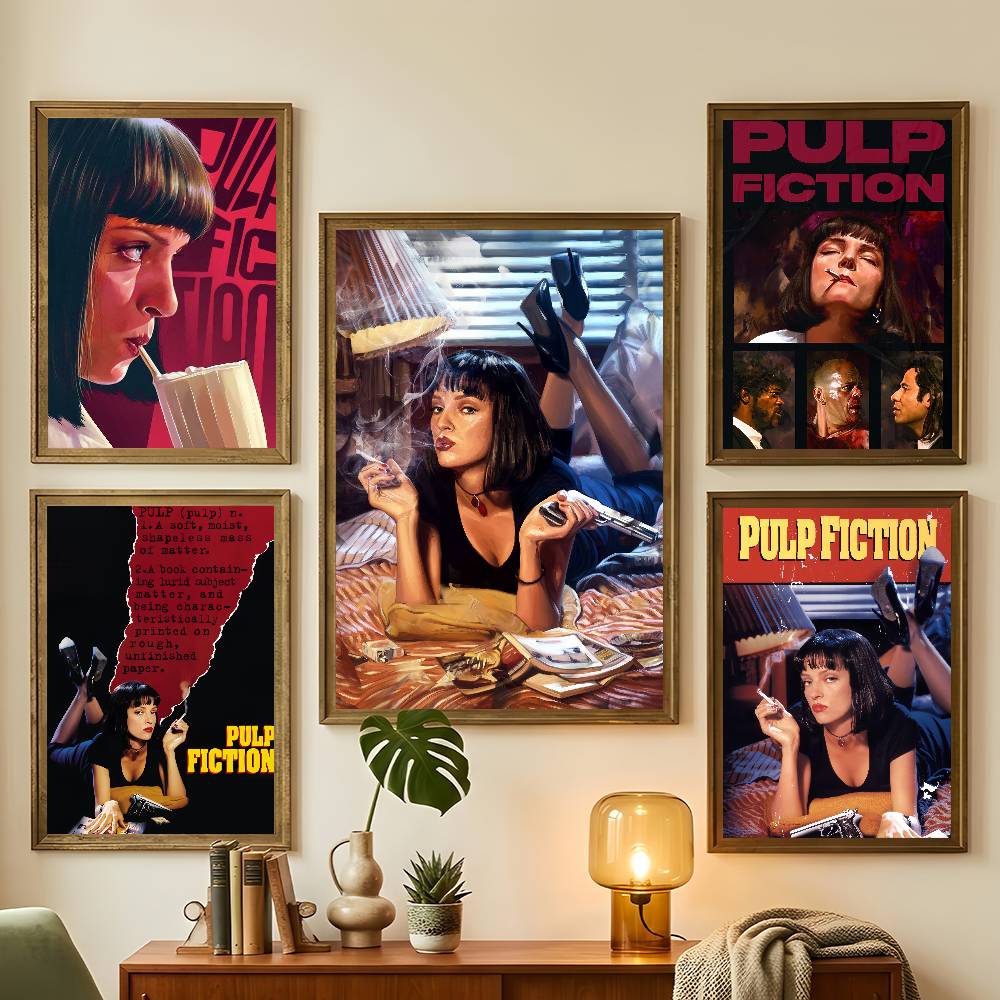 Poster Film Pulp Fiction untuk - Gaming Accessories Wall ulasan dan harga