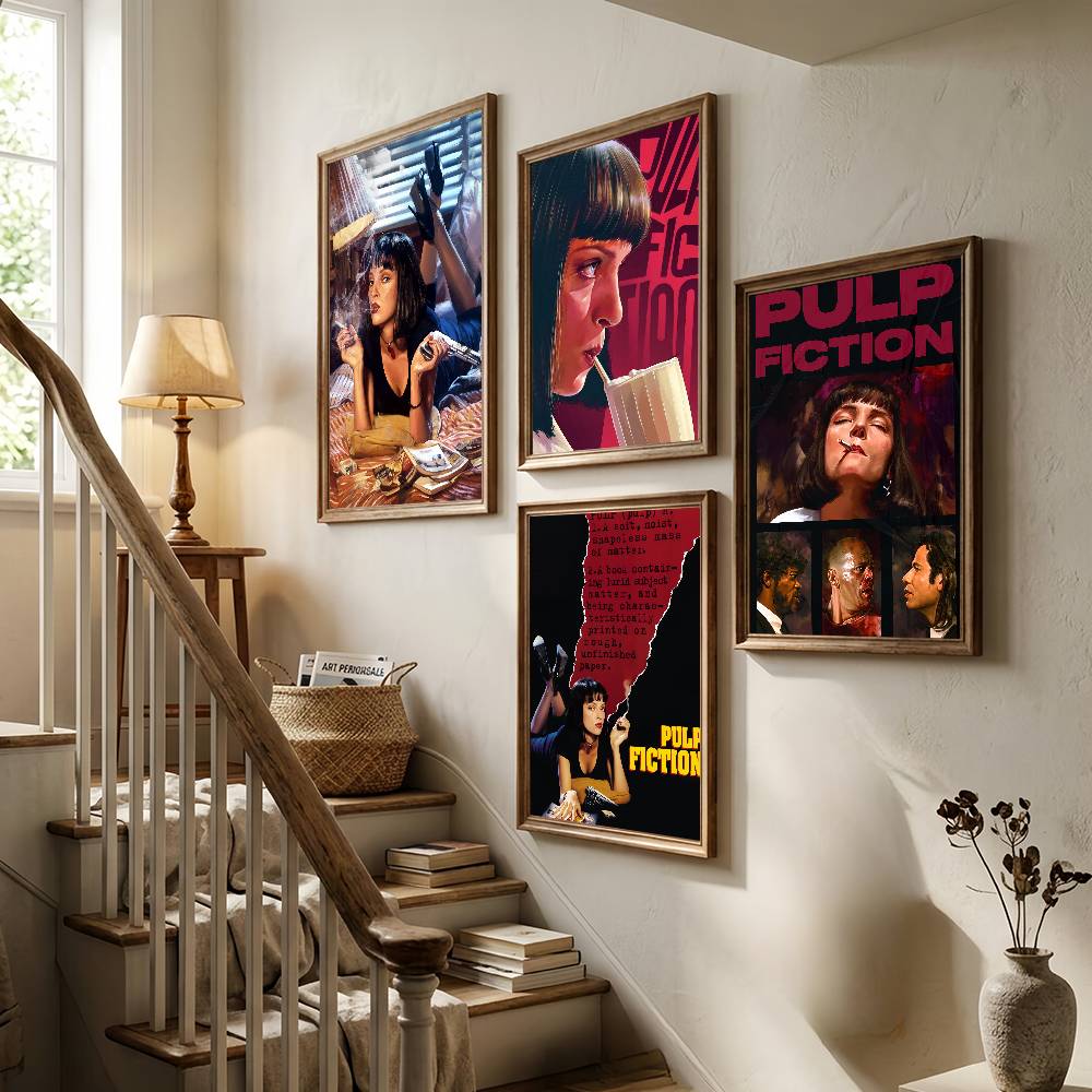 Poster Film Pulp Fiction untuk - Gaming Accessories Wall ulasan dan harga