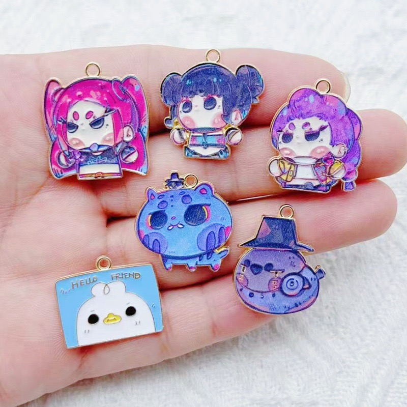 10 Buah Liontin Anime Kartun T - Gaming Accessories Gifts ulasan dan harga