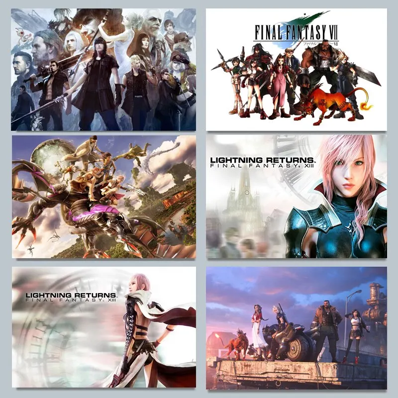 Poster Kanvas Final Fantasy VI - Gaming Accessories Wall ulasan dan harga