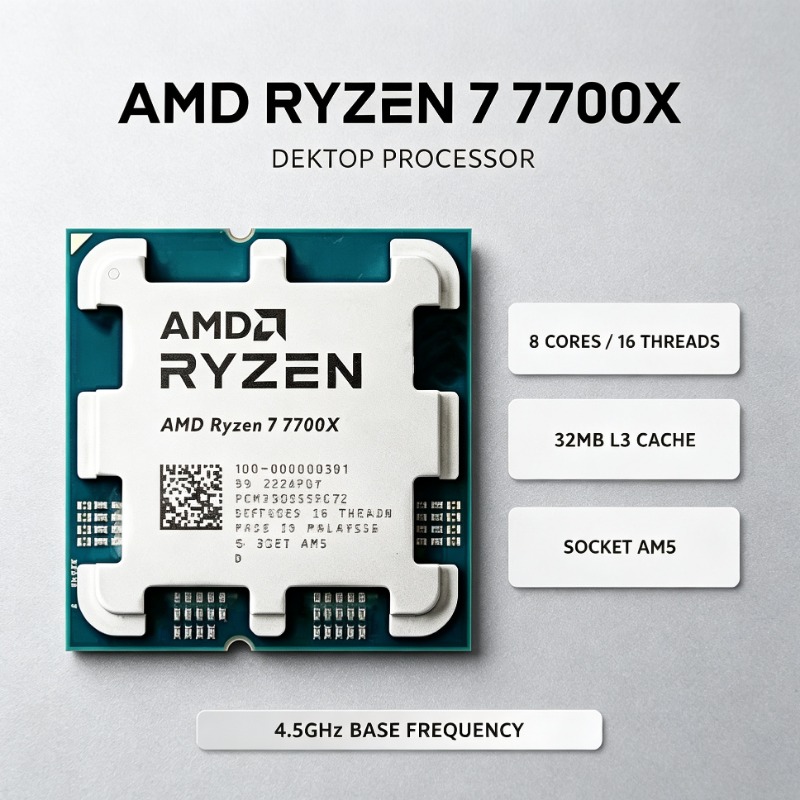 AMD Ryzen 7 7700X CPU Multi-Tu - Amd Cpu Ryzen 7 ulasan dan harga
