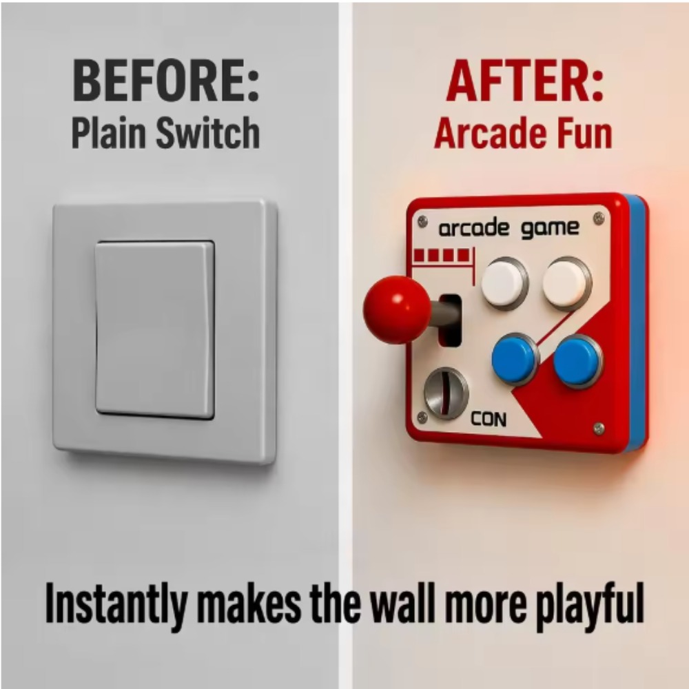 Penutup Pelat Sakelar Joystick - Gaming Accessories Wall ulasan dan harga