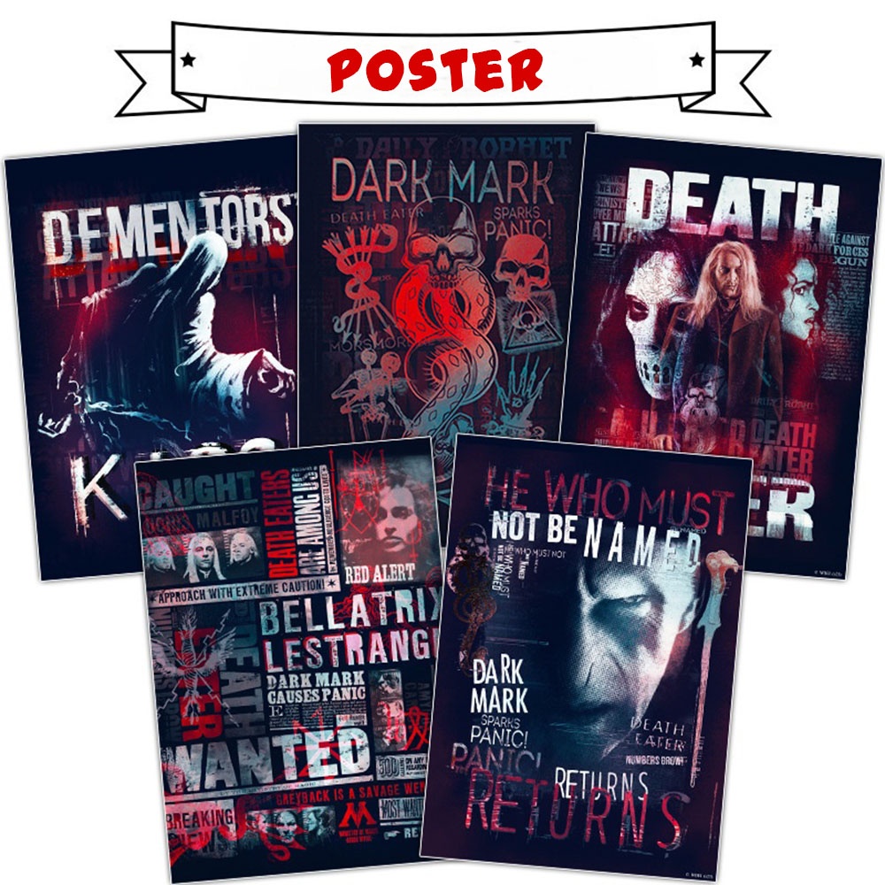 Poster Harry Potter Asli Cetak - Gaming Accessories Wall ulasan dan harga