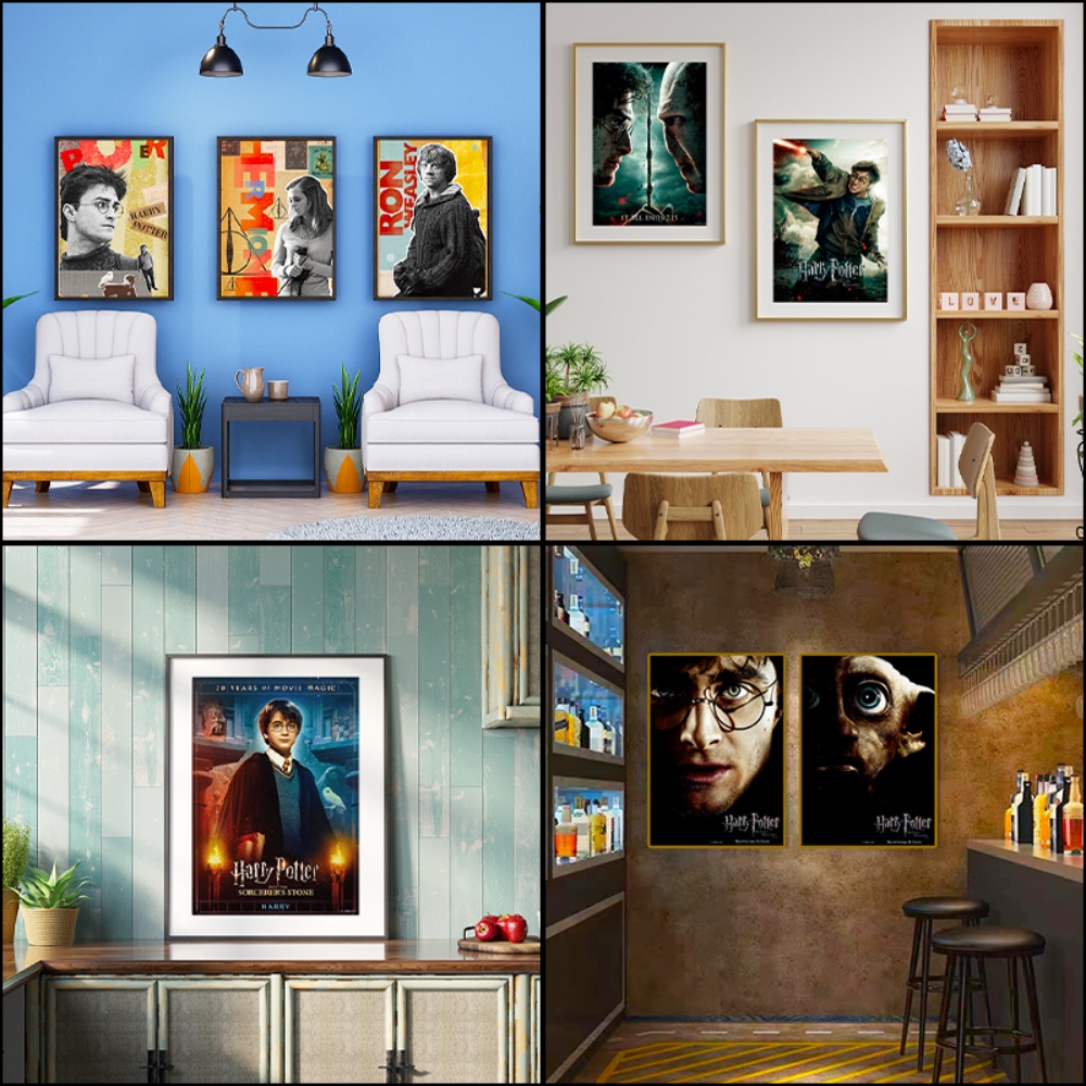 Poster Harry Potter Asli Cetak - Gaming Accessories Wall ulasan dan harga