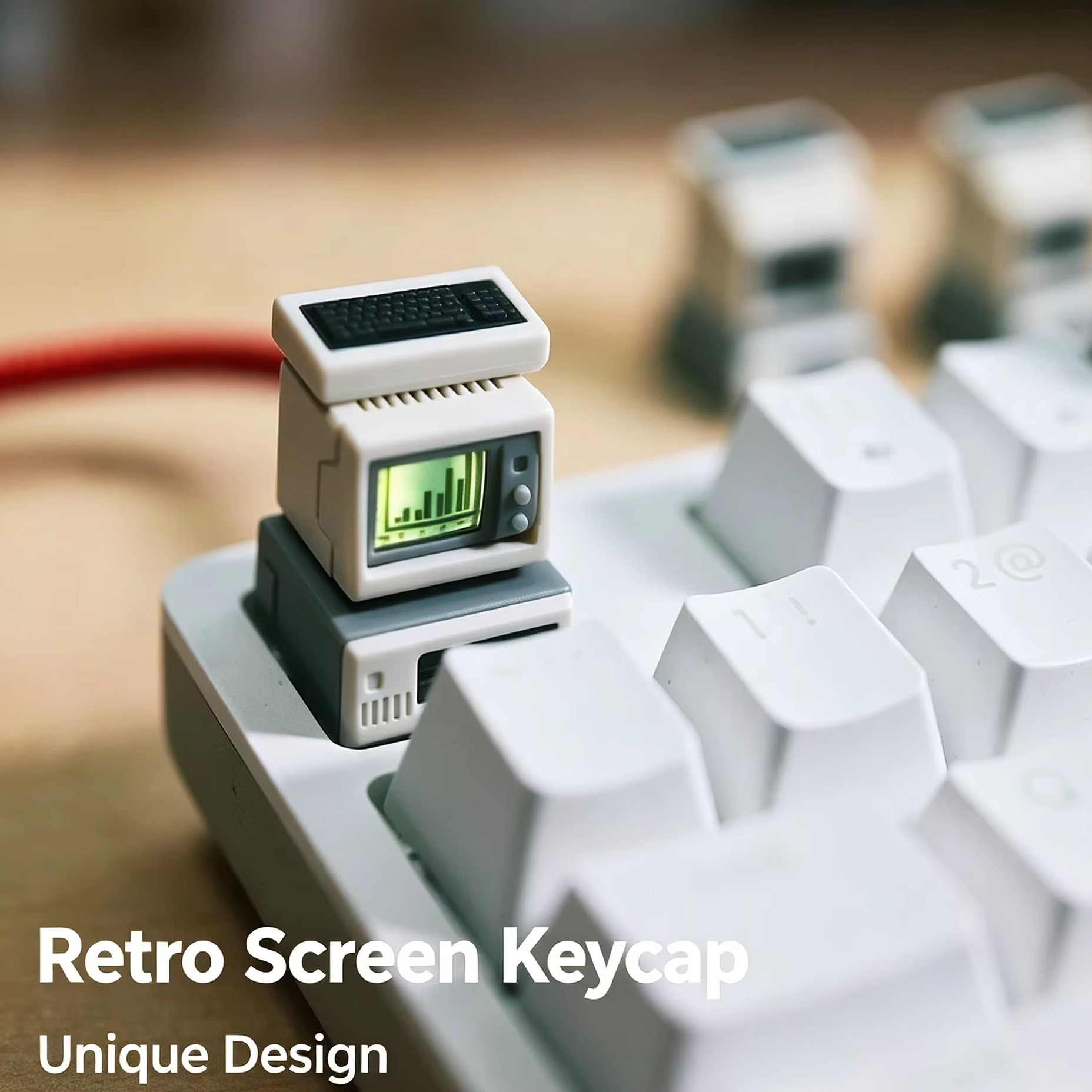 Keycap Komputer Retro dengan L - Gaming Accessories Retro ulasan dan harga