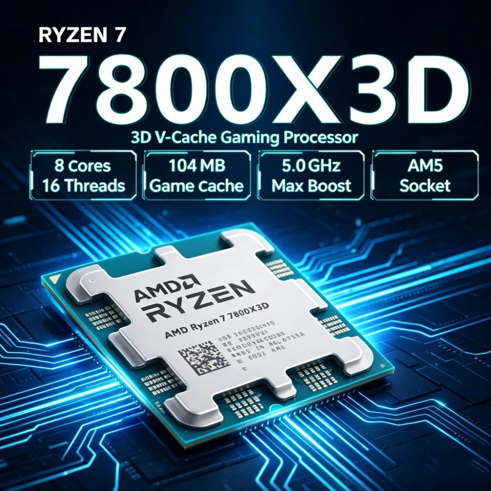 CPU AMD Ryzen 7 7800X3D Pengga - Amd Cpu Ryzen 7 ulasan dan harga