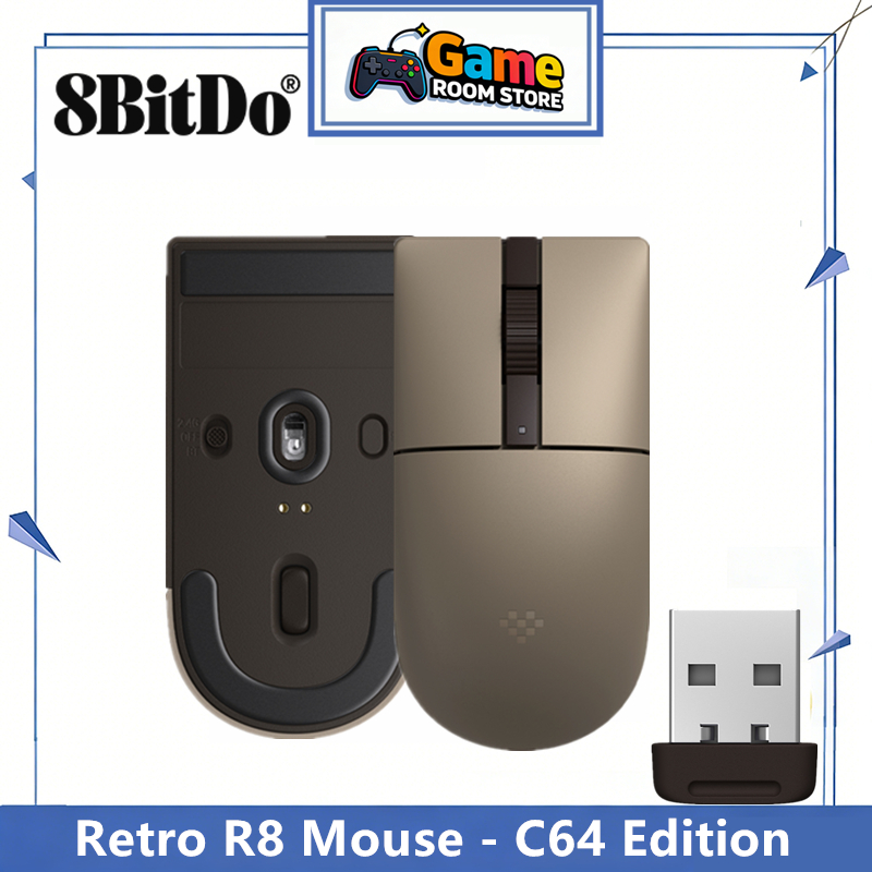 Mouse Gaming 8BitDo Retro R8 - - Gaming Accessories Retro ulasan dan harga