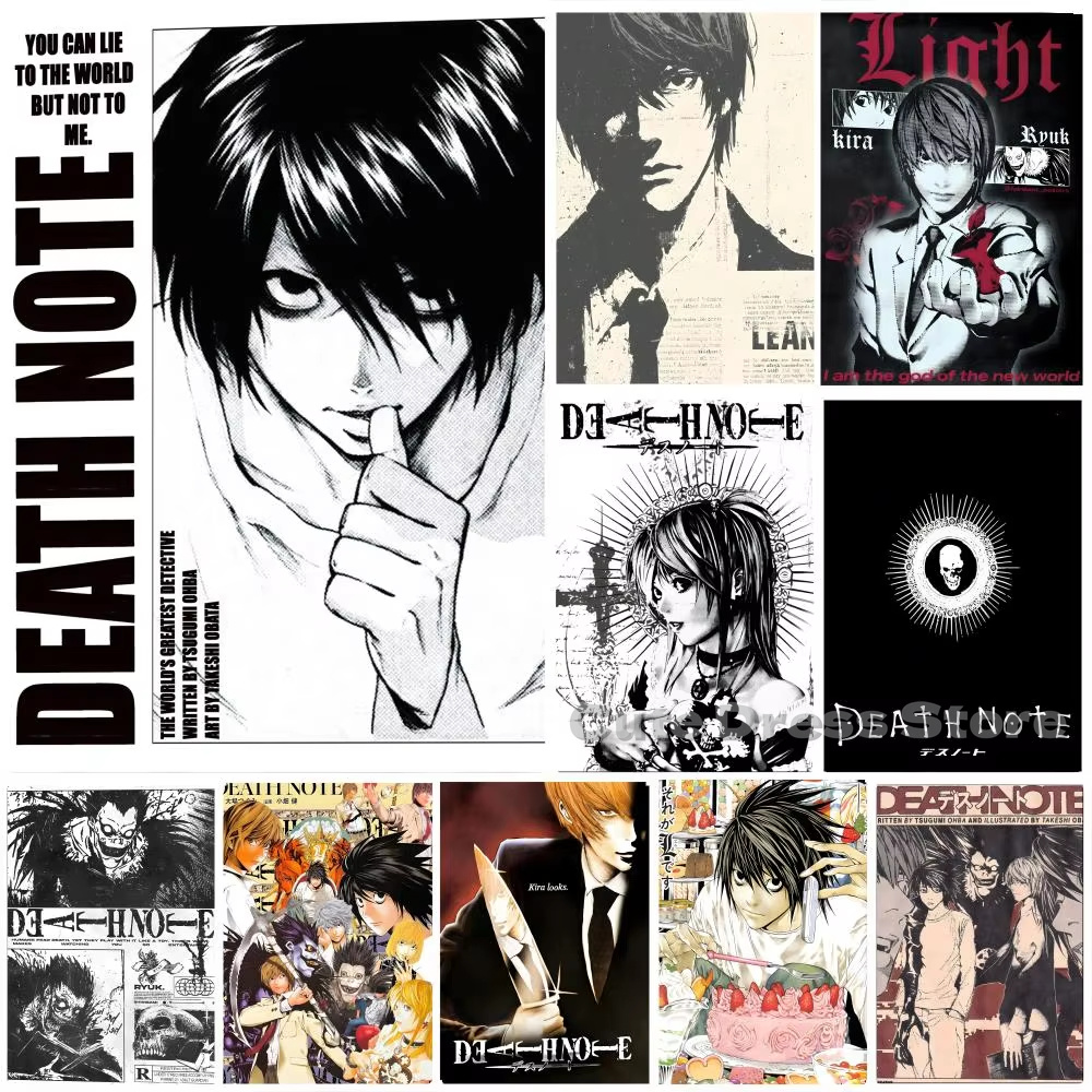 Lukisan Kanvas Death Note Tanp - Gaming Accessories Wall ulasan dan harga