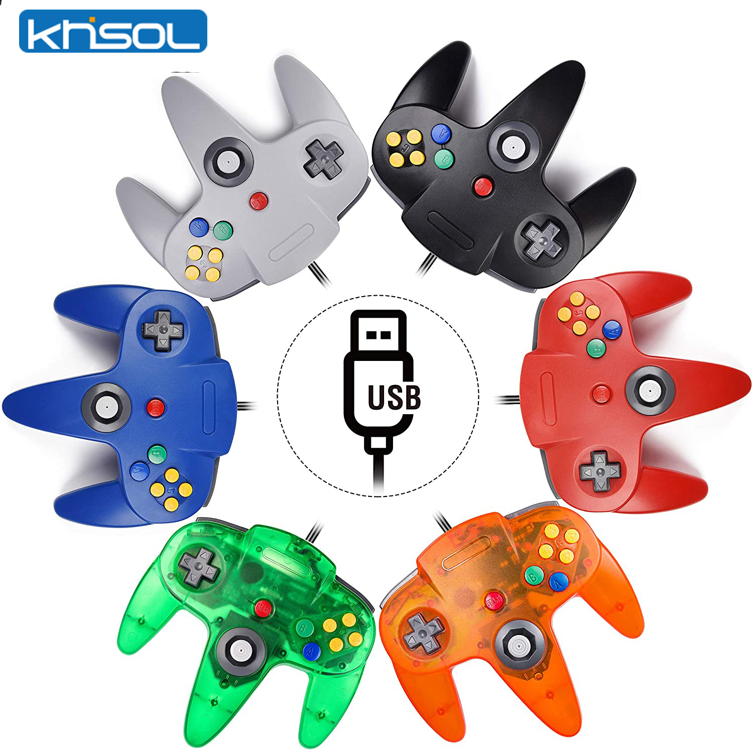N64 kontroler klasik berkabel  - Gaming Accessories Retro ulasan dan harga