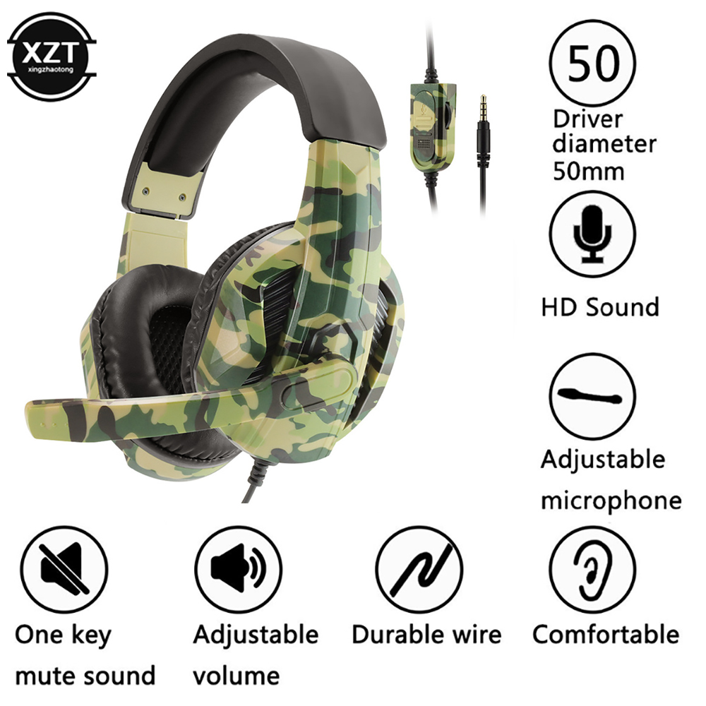 Headset Gaming Kamuflase 3.5Mm - Venom Gaming Accessories ulasan dan harga
