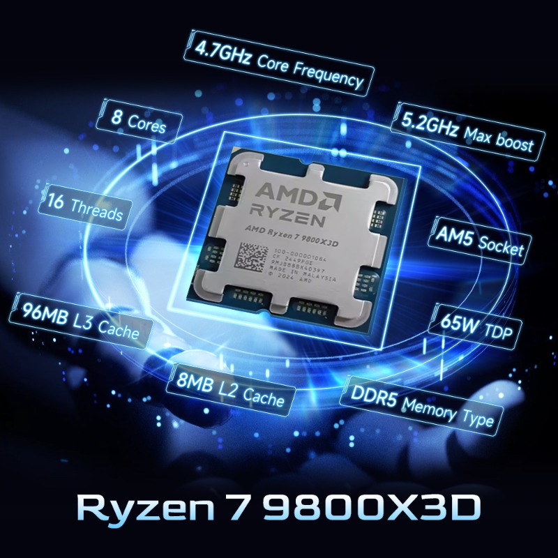 AMD Ryzen 7 9800X3D Prosesor G - Amd Cpu Ryzen 7 ulasan dan harga