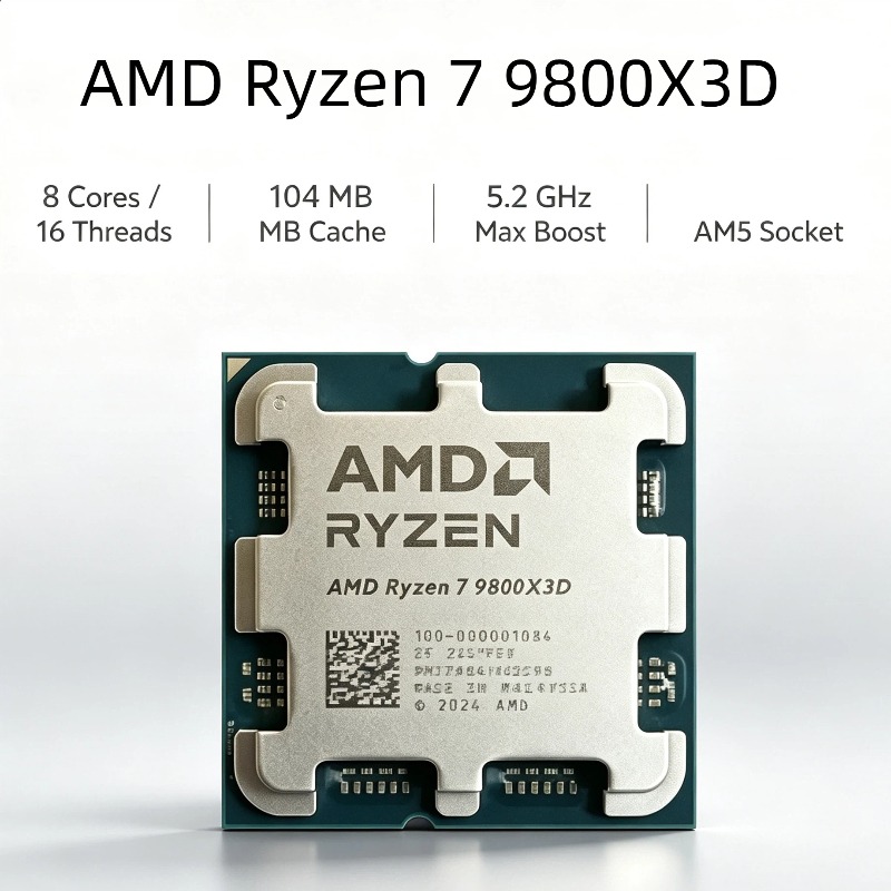 AMD Ryzen 7 9800X3D Prosesor G - Amd Cpu Ryzen 7 ulasan dan harga