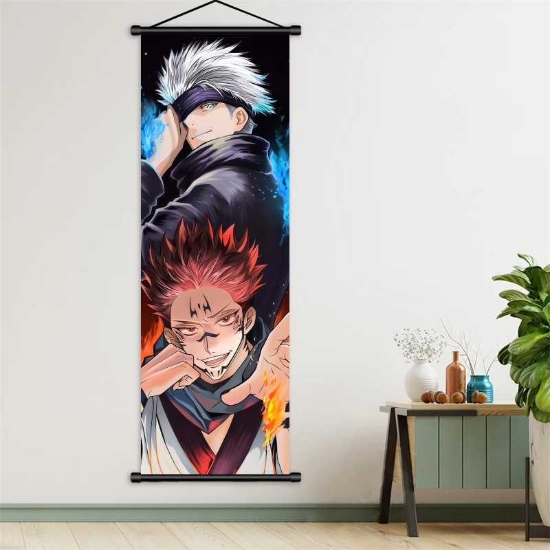 Poster Kain Seni Anime Jujutsu - Gaming Accessories Wall ulasan dan harga
