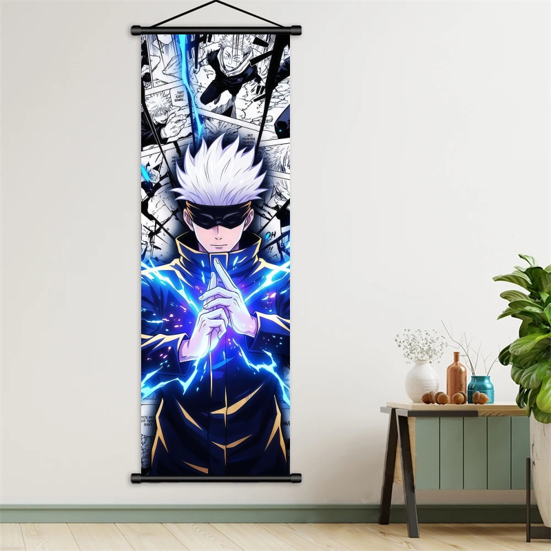 Poster Kain Seni Anime Jujutsu - Gaming Accessories Wall ulasan dan harga